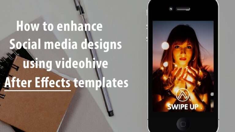 How to enhance social media designs using Videohive  After Effects templates?