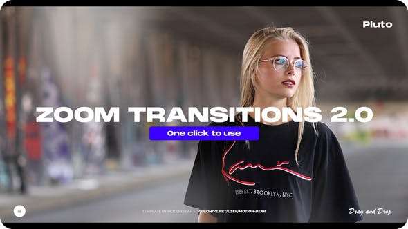 Zoom Transitions 2.0 Free After Effect Template