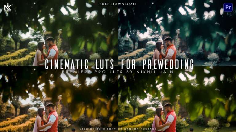 4 Cinematic Luts for Prewedding