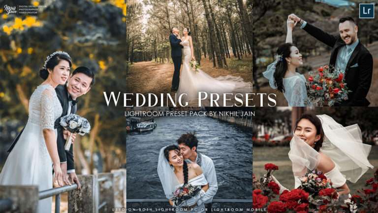 5 Wedding Lightroom Presets by Nikhil Jain