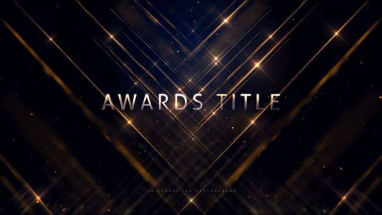 Award Titles Free After Effect Template