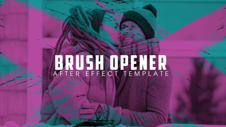 Brush Opener Free After Effect Template