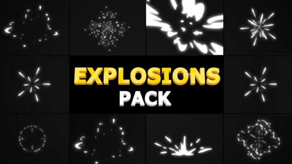 Exploding Image Template Free Cartoon Explosions Pack for After Effect Template - Pik Templates