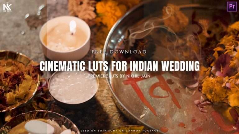 5 Free Cinematic Luts for Indian Wedding