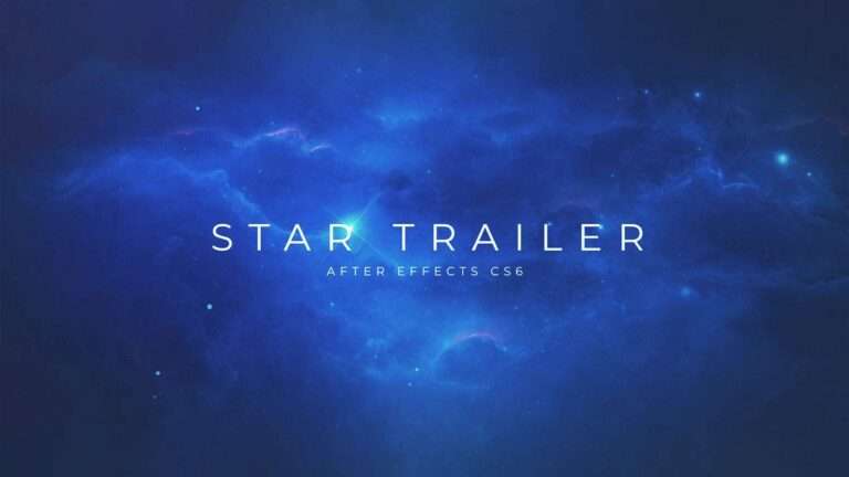 Cinematic Star Trailer Free After Effects Template