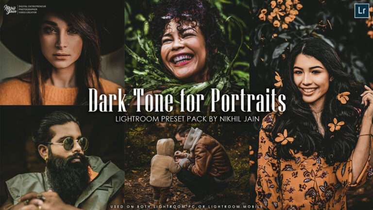 Dark Tone for Portraits Free Lightroom Presets