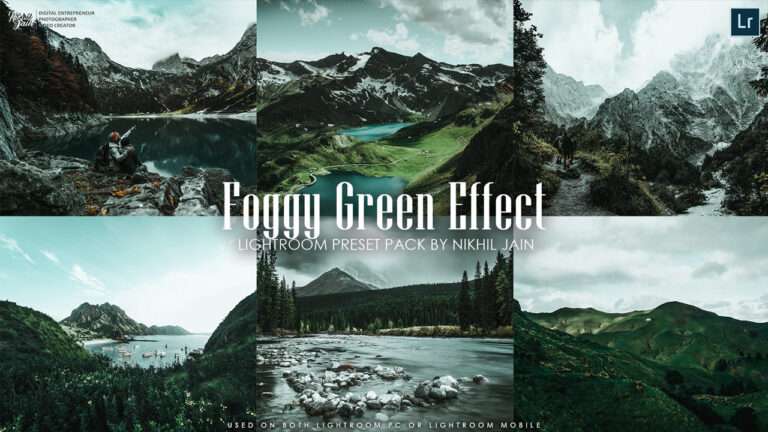 Foggy Green Effect Free Lightroom Preset