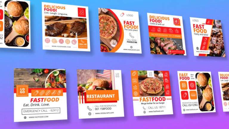 Food Instagram Ad Free After Effect Template