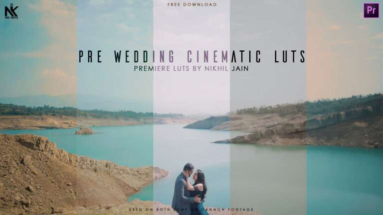 8 FREE Pre Wedding Color Luts for Premiere Pro