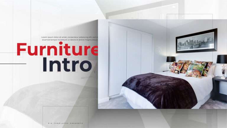 Furniture Intro After Effects Template