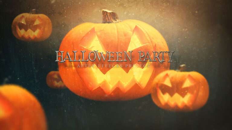 Halloween Party Promo After Effect Template