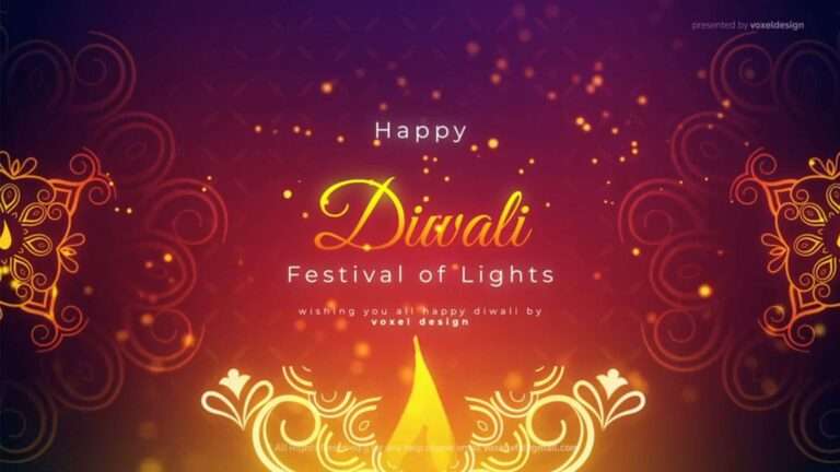 Happy Diwali Opener Free After Effect Template