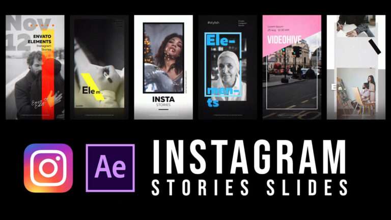 Instagram Stories Slides Free After Effect Template