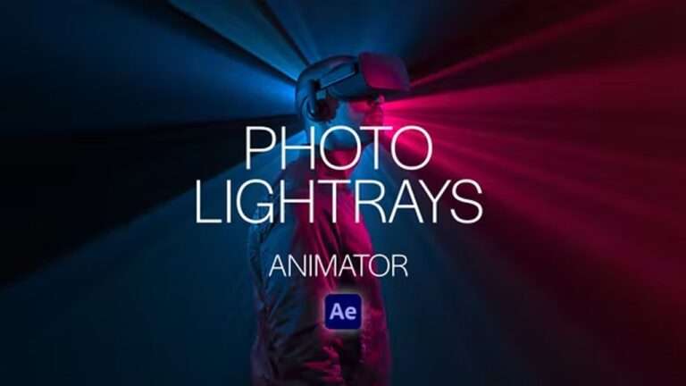 Photo Lightrays Animator Free After Effect Template
