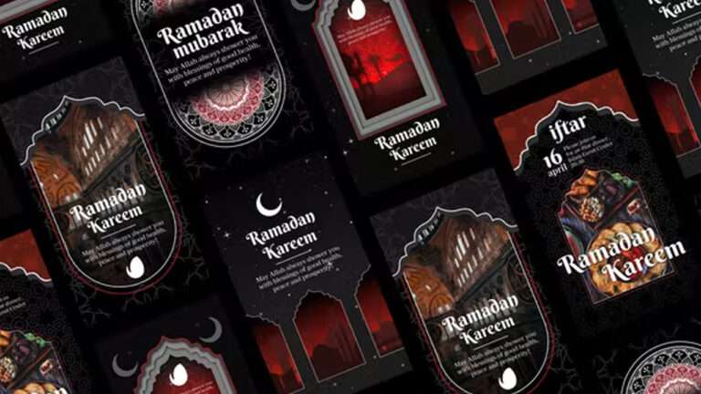 Ramadan Instagram Stories Pack Free After Effect Template