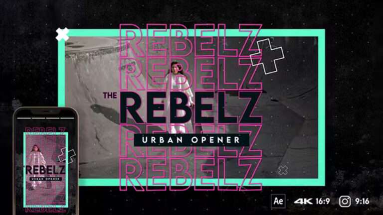 Rebelz Urban Opener Free After Effect Template