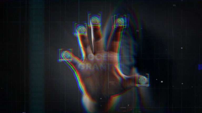 Scan Fingerprint Logo Reveal Free AE Template