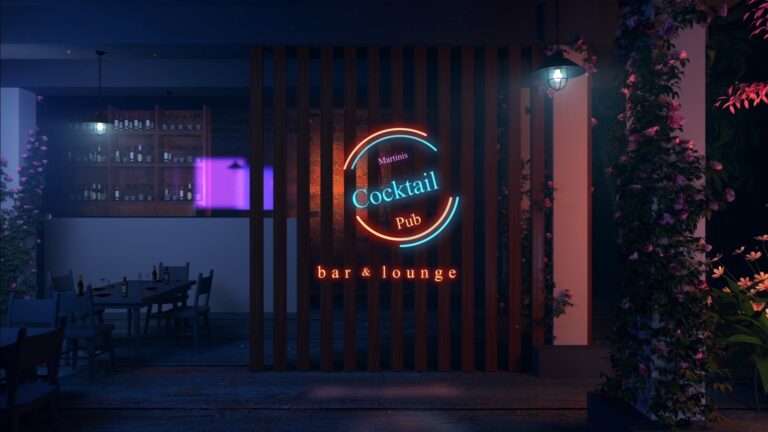 The Pub Lounge Opener Logo Free After Effect Template