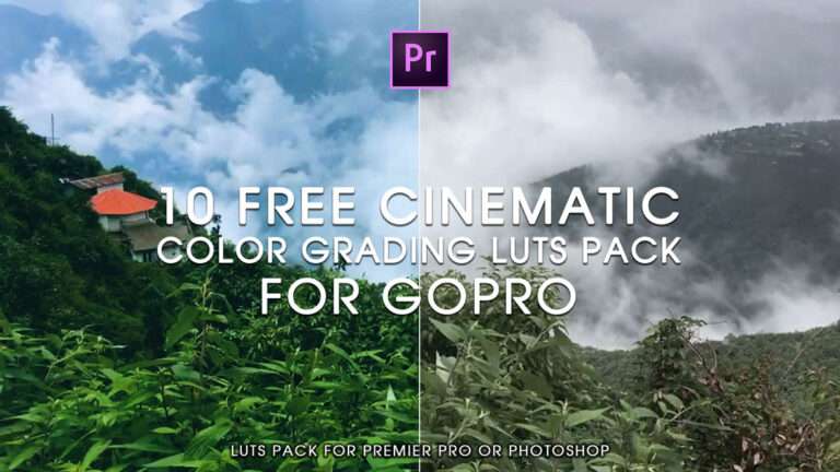 10 FREE Cinematic Color Grading Luts for Gopro
