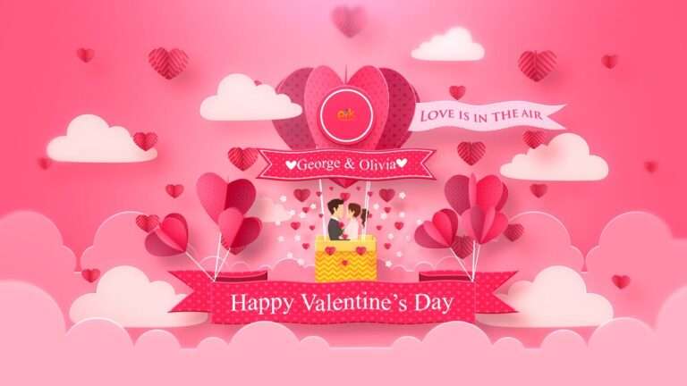 Valentines Intro Free After Effect Template