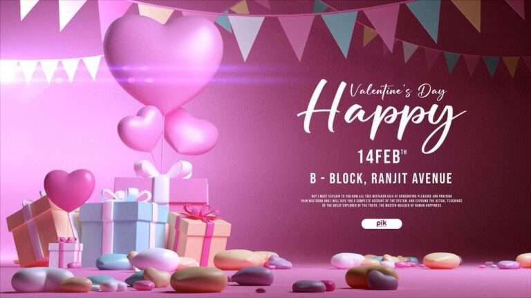 Valentines Invitation Free After Effects Template