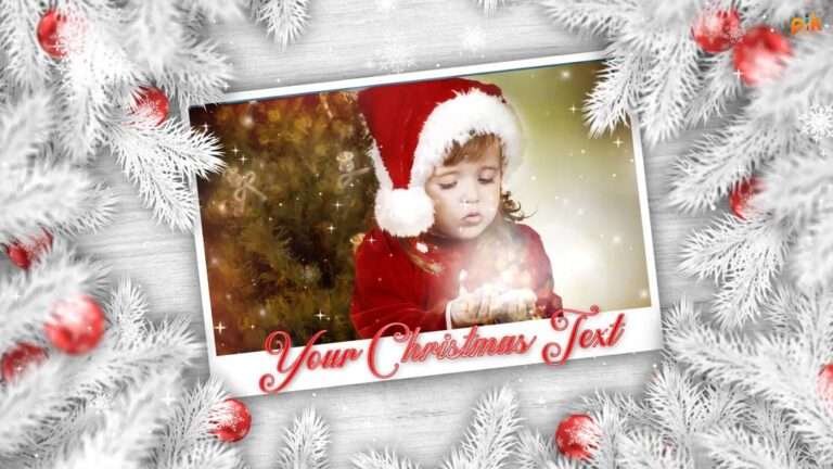 White Christmas Slideshow Free After Effect Template