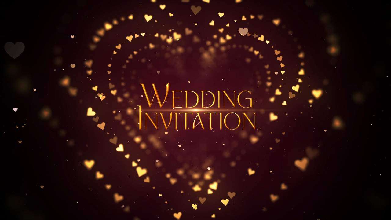 wedding invitation free after effects template - pik templates