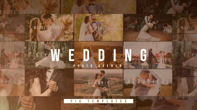 Wedding Slideshow After Effects Template