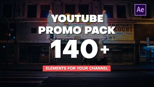 Youtube Promo Pack Free After Effect Template