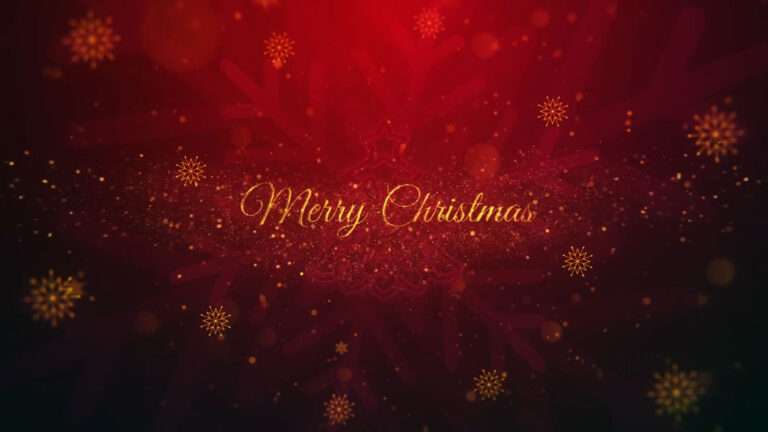Christmas Greetings Free After Effect Template