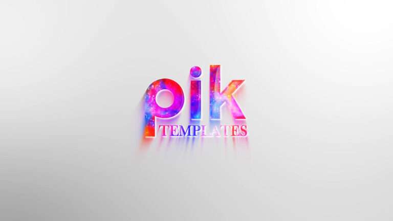 Clean Colorful Logo Reveal Free AE Template