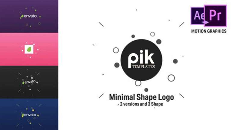 Minimal Shape Logo Free Premier Pro Template