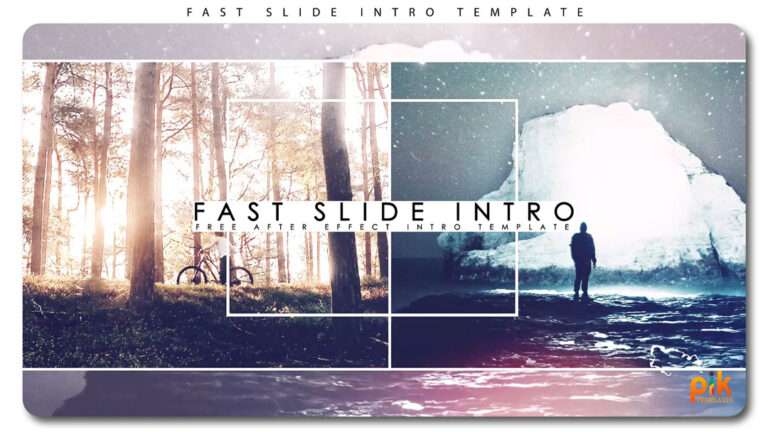Fast Slides Intro Free After Effect Template
