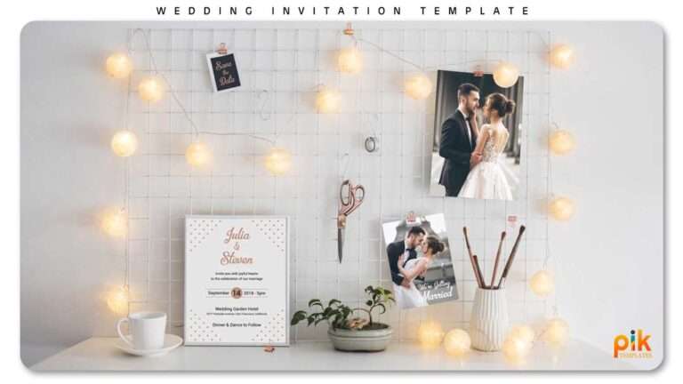 Wedding Invitation After Effect Template