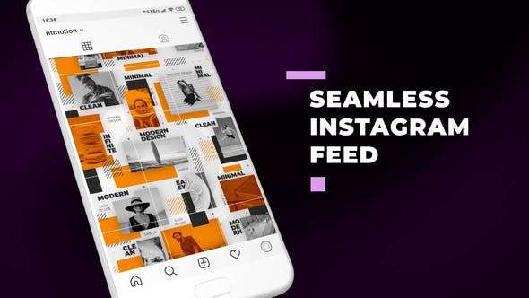 Seamless Instagram Feed Free AE Template