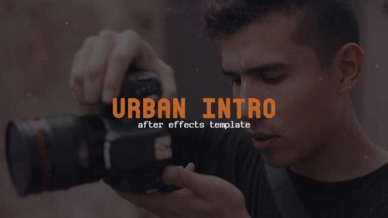Urban Glitch Opener Free After Effect Template