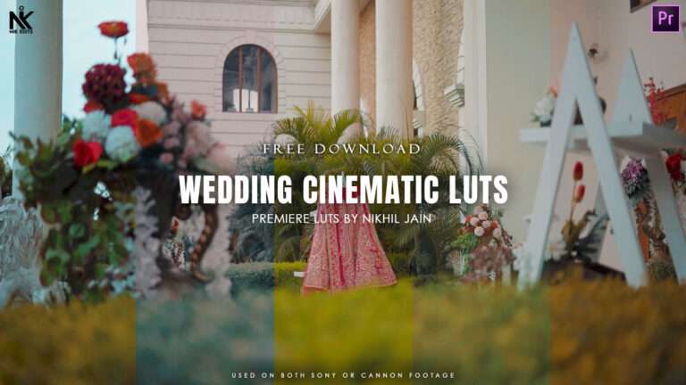 5 FREE Wedding Color Luts for Premiere Pro