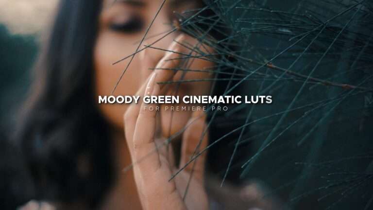 Moody Green Cinematic LUTs for Premiere Pro