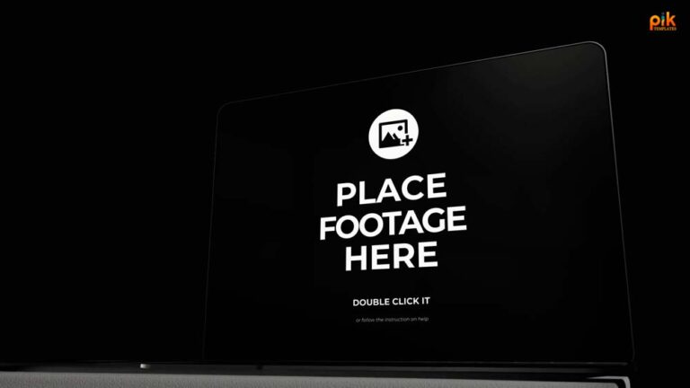 Laptop Screen Mockup After Effects Templates