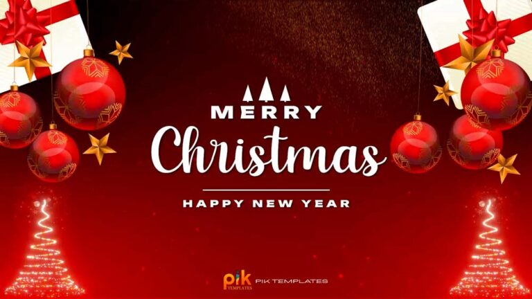 Merry Christmas & Happy New Year After Effects Templates