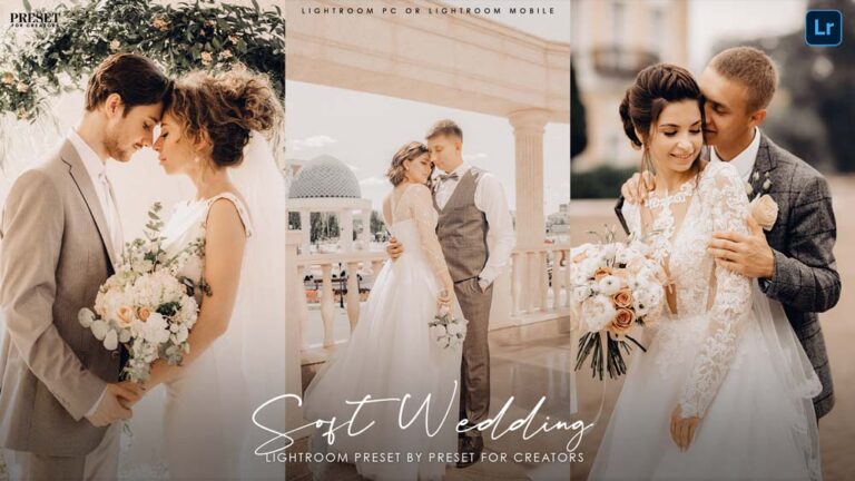 Soft Wedding Lightroom Preset for Portrait Free DNG File