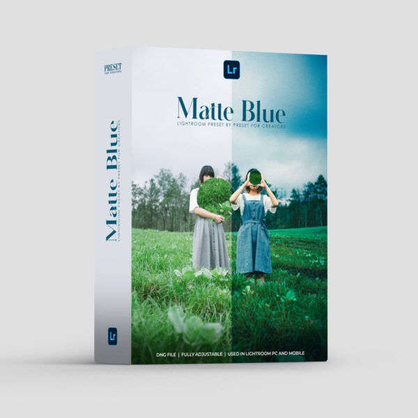 Matte Blue Preset For Lightroom