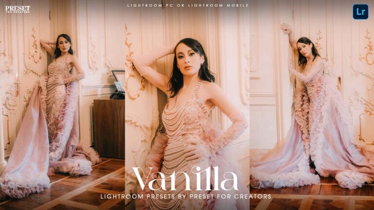 Free VANILLA Lightroom Preset